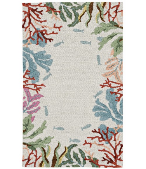 Kas Sonesta Soe2013 Area Rug Kas Sonesta 2013 Ivory Lagoon Area Rug 7'6" x 9'6"