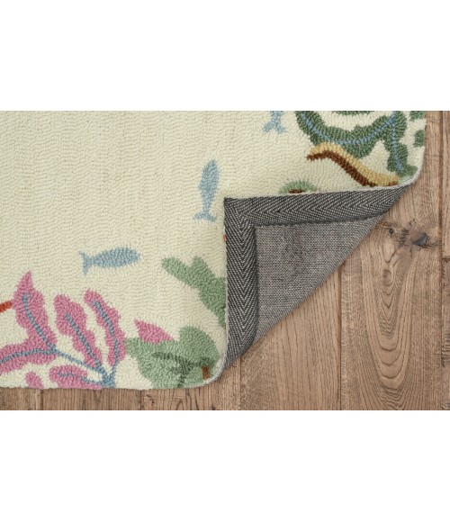 Kas Sonesta Soe2013 Area Rug Kas Sonesta 2013 Ivory Lagoon Area Rug 7'6" x 9'6"