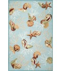 Kas Sonesta Soe2021 Area Rug Kas Sonesta 2021 Blue Coral Reef Area Rug 7'6" Round