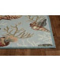 Kas Sonesta Soe2021 Area Rug Kas Sonesta 2021 Blue Coral Reef Area Rug 7'6" Round