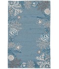 Kas Sonesta 2024 Sea Blue Coastal Area Rug 2' x 7'6" Runner