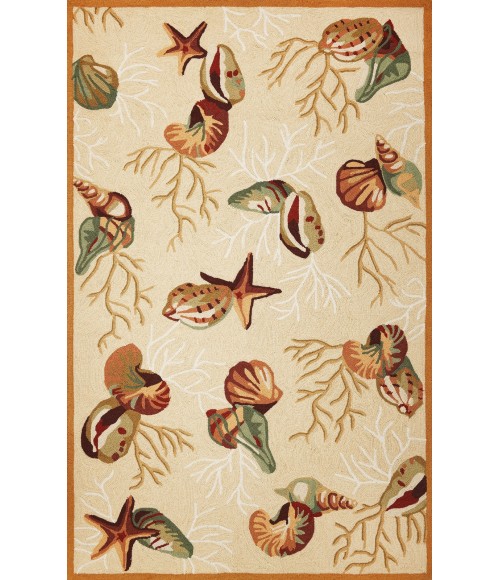 Kas Sonesta Soe2025 Area Rug Kas Sonesta 2025 Beige Coral Reef Area Rug 3'3" x 5'3"