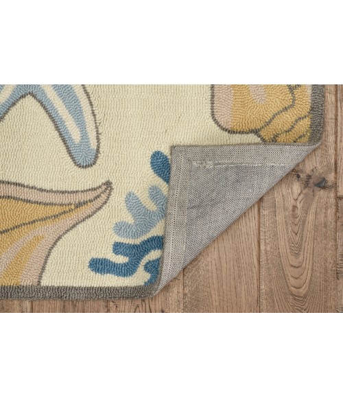 Kas Sonesta Soe2036 Area Rug Kas Sonesta 2036 Ivory Seashore Area Rug 20" x 30"