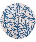 Kas Sonesta Soe2037 Area Rug Kas Sonesta 2037 Ivory/Blue Coral Area Rug 3'3" x 5'3"
