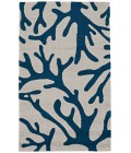 Kas Sonesta Soe2037 Area Rug Kas Sonesta 2037 Ivory/Blue Coral Area Rug 3'3" x 5'3"