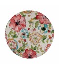 Kas Sonesta Soe2039 Area Rug Kas Sonesta 2039 Sand Floral Splash Area Rug 7'6" Round