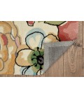 Kas Sonesta Soe2039 Area Rug Kas Sonesta 2039 Sand Floral Splash Area Rug 7'6" Round
