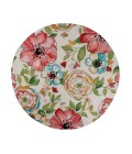 Kas Sonesta Soe2039 Area Rug Kas Sonesta 2039 Sand Floral Splash Area Rug 7'6" Round