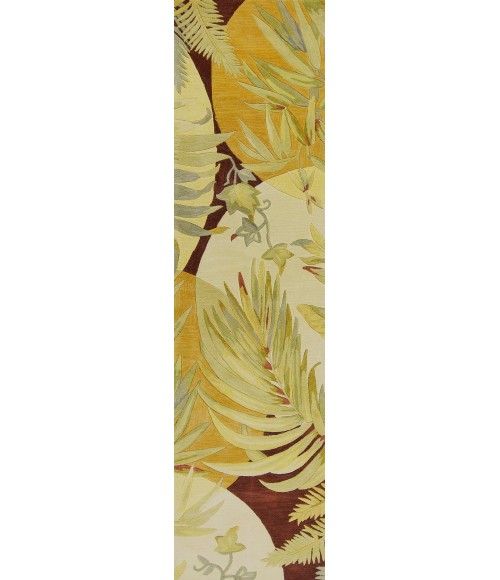 Kas Sparta 3113 Coral/Ivory Breezes Area Rug 2'6" x 10' Runner