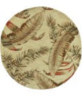 Kas Sparta 3124 Ivory Ferns Area Rug 7'9" x 9'6"