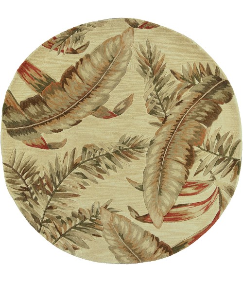 Kas Sparta 3124 Ivory Ferns Area Rug 8'6" x 11'6"