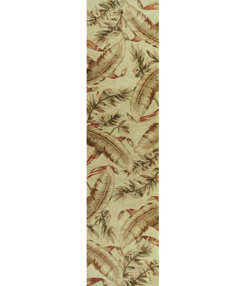 Kas Sparta 3124 Ivory Ferns Area Rug 3'6" x 5'6"