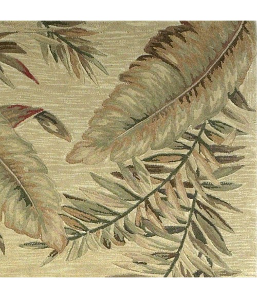 Kas Sparta 3124 Ivory Ferns Area Rug 8'6" x 11'6"