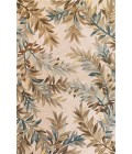 Kas Sparta Spa3126 Area Rug Kas Sparta 3126 Ivory Tropical Branches Area Rug 7'6" Round