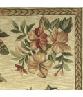 Kas Sparta 3133 Ivory Tropical Oasis Area Rug 2'6" x 10' Runner