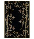 Kas Sparta 3147 Black Bamboo Border Area Rug 5'6" Round