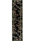 Kas Sparta 3147 Black Bamboo Border Area Rug 5'6" Round
