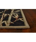Kas Sparta 3147 Black Bamboo Border Area Rug 5'6" Round