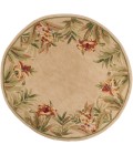 Kas Sparta 3151 Ivory Rainforest Area Rug 5'6" Round