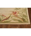 Kas Sparta 3151 Ivory Rainforest Area Rug 5'6" Round