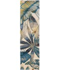 Kas Sparta 3154 Ivory/Teal Nassau Area Rug 3'6" x 5'6"