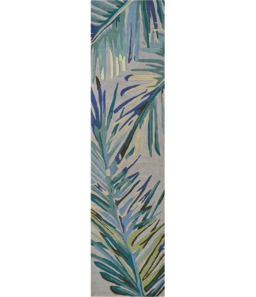 Kas Sparta 3156 Grey/Blue Montego Area Rug 5'6" Round