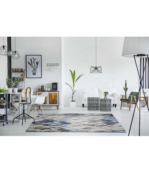 Kas Stella 6251 Grey/Navy Visions Area Rug 7'10" x 10'10"