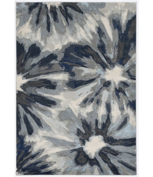 Kas Stella 6265 Ivory Blue Splash Area Rug 7'10" x 10'10"