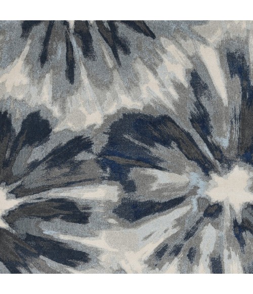 Kas Stella 6265 Ivory Blue Splash Area Rug 7'10" x 10'10"