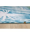Kas Stella Ste6273 Area Rug Kas Stella 6273 Ivory/Green Tropical Area Rug 5'3" x 7'7"