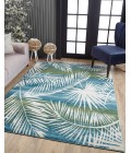 Kas Stella Ste6273 Area Rug Kas Stella 6273 Ivory/Green Tropical Area Rug 5'3" x 7'7"