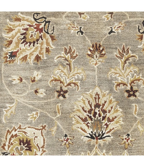 Kas Syriana 6000 Grey/Mocha Mahal Area Rug 5'6" Round