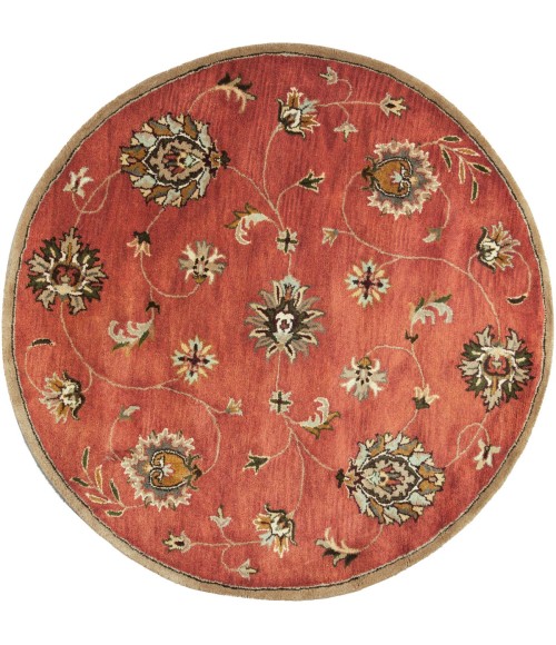 Kas Syriana 6008 Sienna Allover Mahal Area Rug 5'6" Round