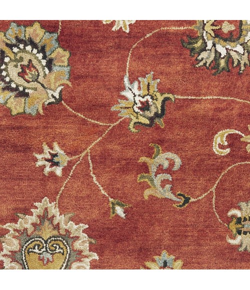 Kas Syriana 6008 Sienna Allover Mahal Area Rug 5'6" Round