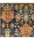 Kas Syriana Syr6020 Area Rug Kas Syriana 6020 Navy Tapestry Area Rug 5'6" Round
