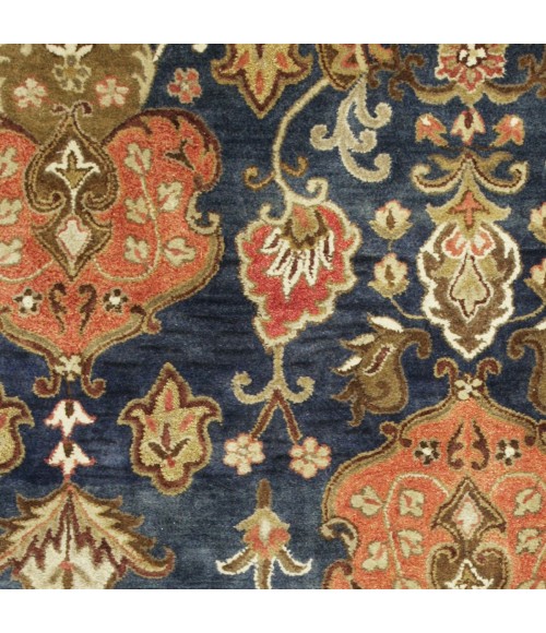 Kas Syriana Syr6020 Area Rug Kas Syriana 6020 Navy Tapestry Area Rug 5'6" Round