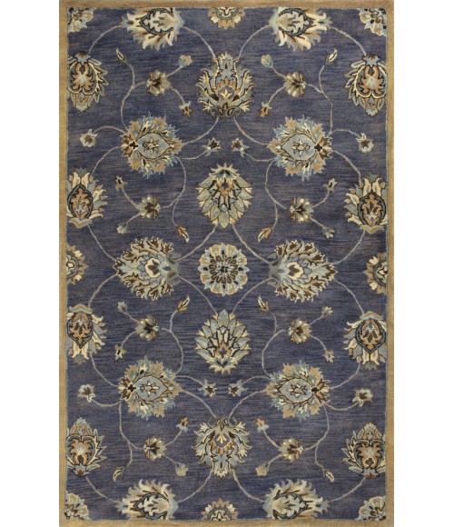 Kas Syriana 6024 Midnight Kashan Area Rug 5' x 8'