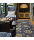 Kas Syriana 6024 Midnight Kashan Area Rug 5' x 8'