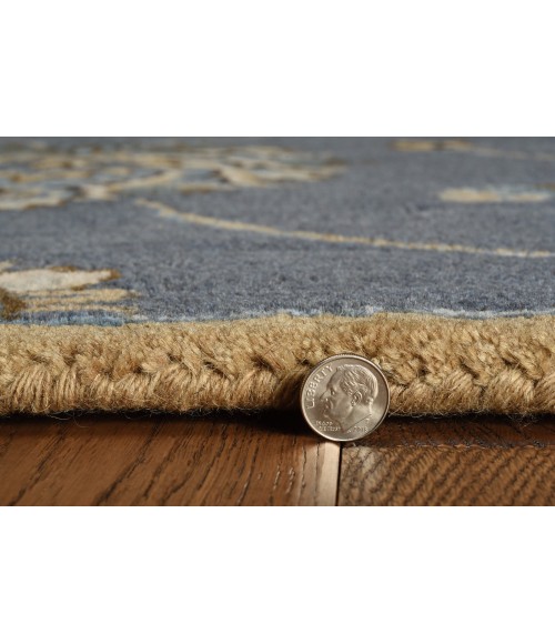 Kas Syriana 6024 Midnight Kashan Area Rug 5' x 8'