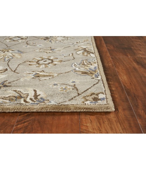 Kas Syriana Syr6028 Area Rug Kas Syriana 6028 Grey Allover Kashia Area Rug 5'6" Round