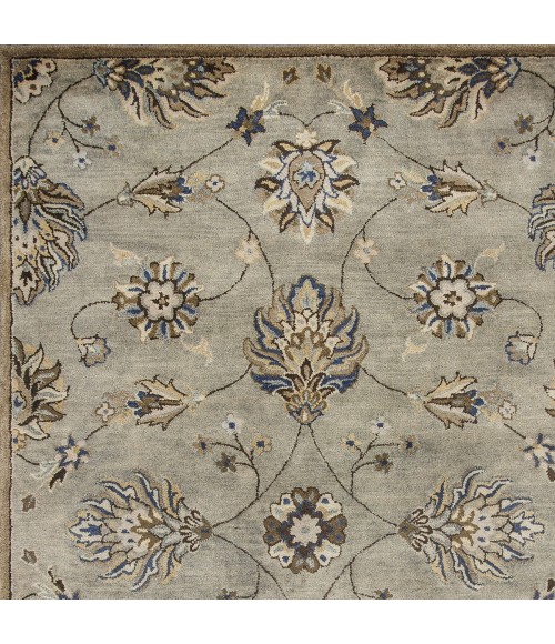 Kas Syriana Syr6028 Area Rug Kas Syriana 6028 Grey Allover Kashia Area Rug 5'6" Round