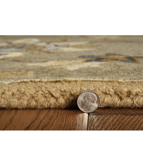 Kas Syriana Syr6028 Area Rug Kas Syriana 6028 Grey Allover Kashia Area Rug 5'6" Round