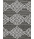 Kas Terrace Ter6752 Area Rug Kas Terrace 6752 Grey/Ivory Diamonds Area Rug 2'7" x 7'9" Runner