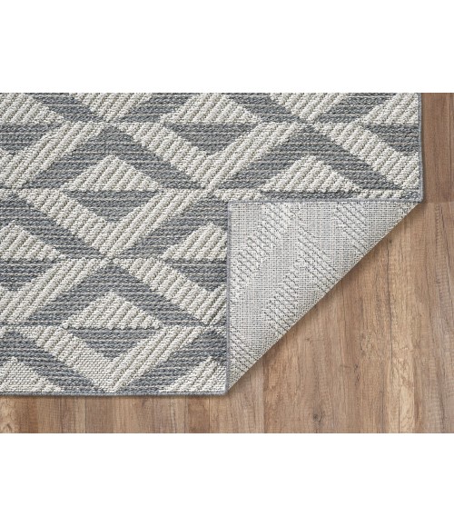 Kas Terrace Ter6759 Area Rug Kas Terrace 6759 Grey Illusion Area Rug 2'7" x 7'9" Runner