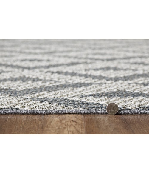Kas Terrace Ter6759 Area Rug Kas Terrace 6759 Grey Illusion Area Rug 2'7" x 7'9" Runner