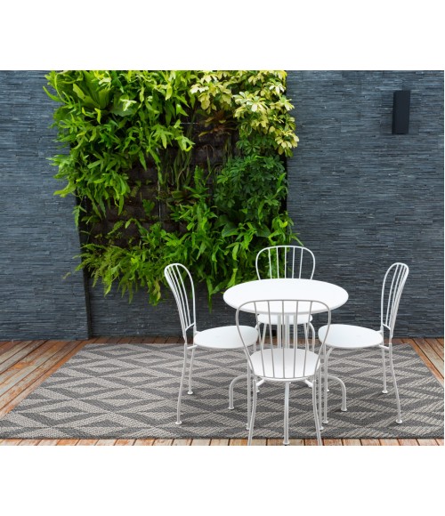 Kas Terrace Ter6759 Area Rug Kas Terrace 6759 Grey Illusion Area Rug 2'7" x 7'9" Runner