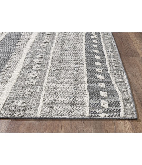 Kas Terrace Ter6761 Area Rug Kas Terrace 6761 Grey Terrain Area Rug 4' x 5'9"