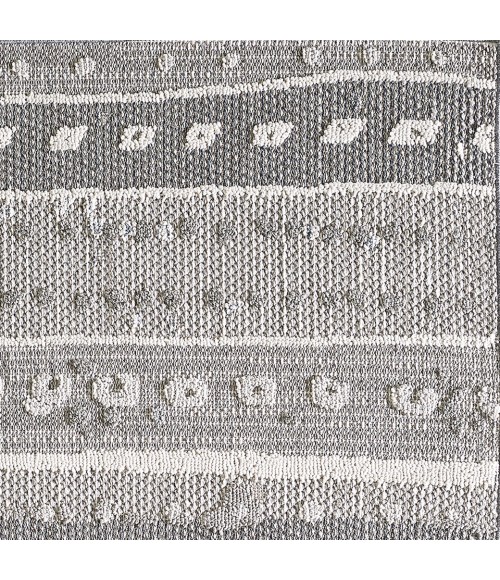 Kas Terrace Ter6761 Area Rug Kas Terrace 6761 Grey Terrain Area Rug 4' x 5'9"
