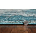 Kas Watercolors Wat6233 Area Rug Kas Watercolors 6233 Ivory/Teal Watercolors 6'7" x 9'6"