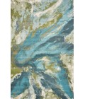 Kas Watercolors Wat6234 Area Rug Kas Watercolors 6234 Teal Abstract 8'3" x10'2"